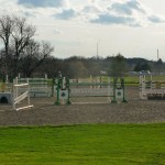 View of the jumper ring at Standalone Farms